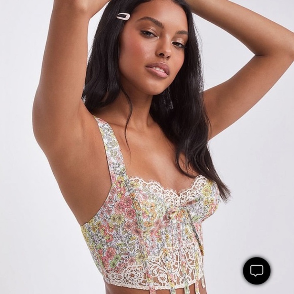 NWT For Love & Lemons Esme Bustier Small SOLD OUT